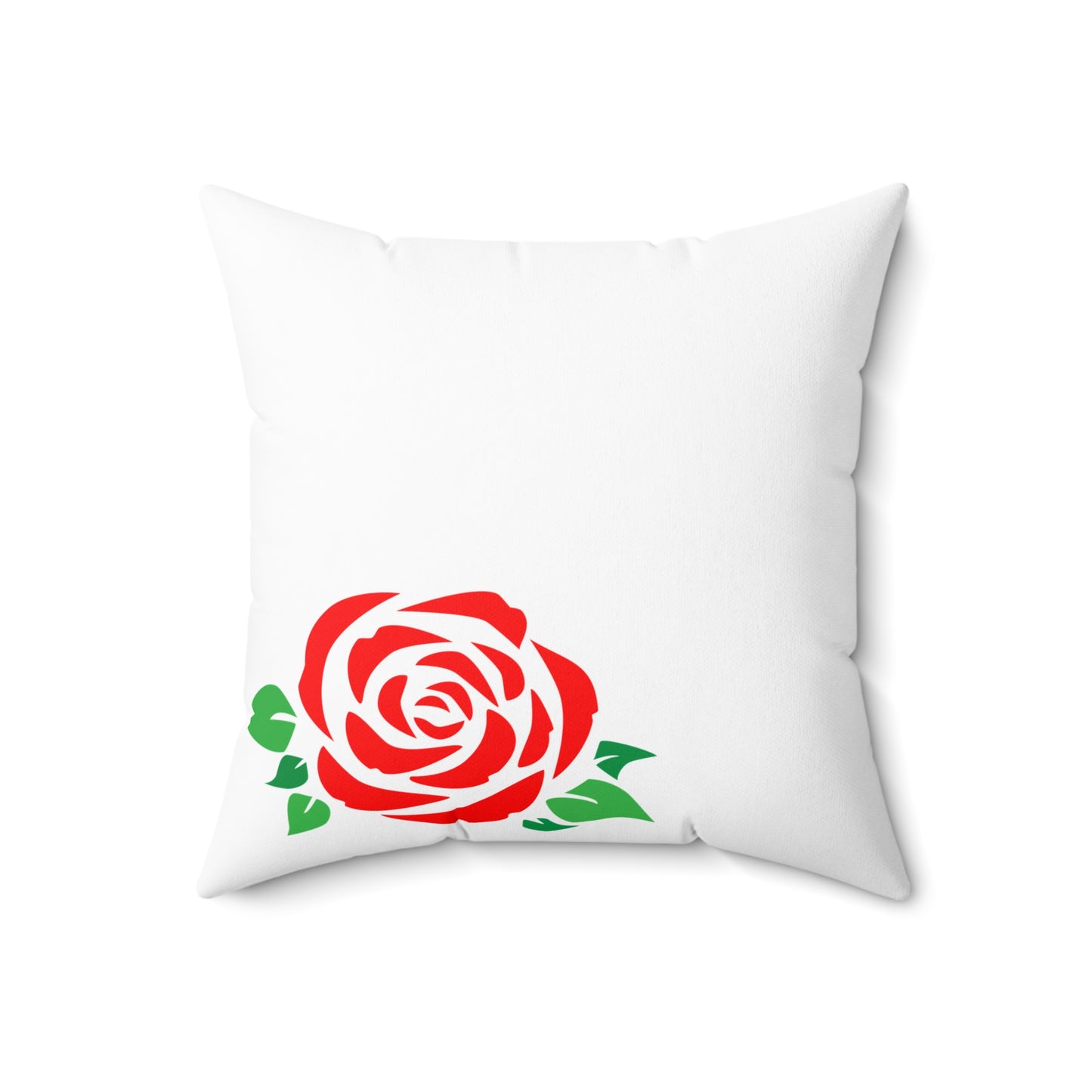 Red Rose Decorative Pillow | Floral Home Decor, Wedding Gift, Couch Cushion, Romantic Accent, Cozy Living Room