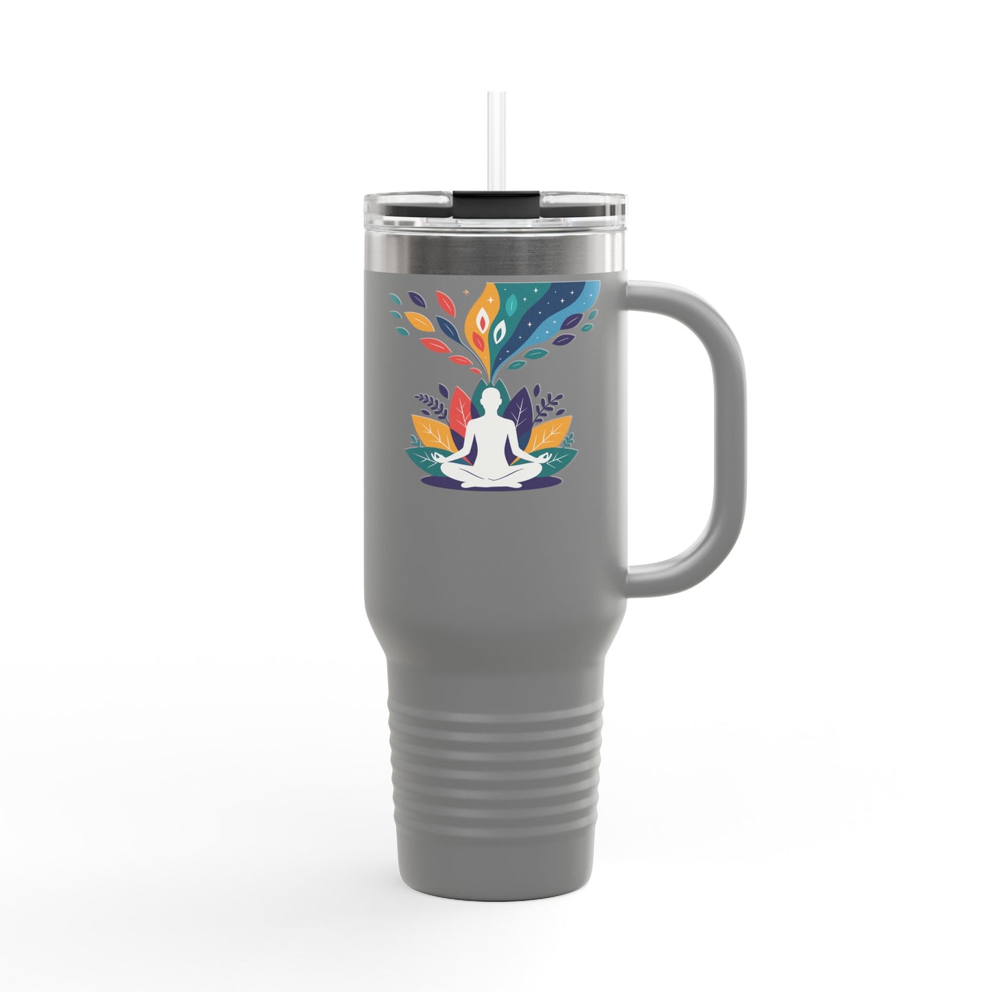 Colorful Yoga Themed Insulated Travel Mug | 40oz | Perfect Gift for Yoga Lovers, Coffee on the Go, Outdoor Adventures, Unique Travel [...]