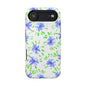 Floral Blue Watercolor Phone Case — Magnetic Impact-Resistant