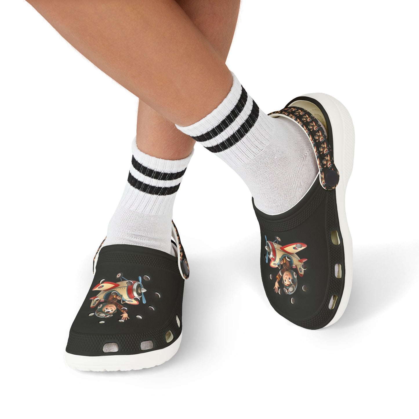 Kid's Fun Foam Clogs - Playful Aviation Theme, Lightweight Slip-On Shoes for Kids, Perfect for Summer Play, Beach Trips, and Outdoor [...]