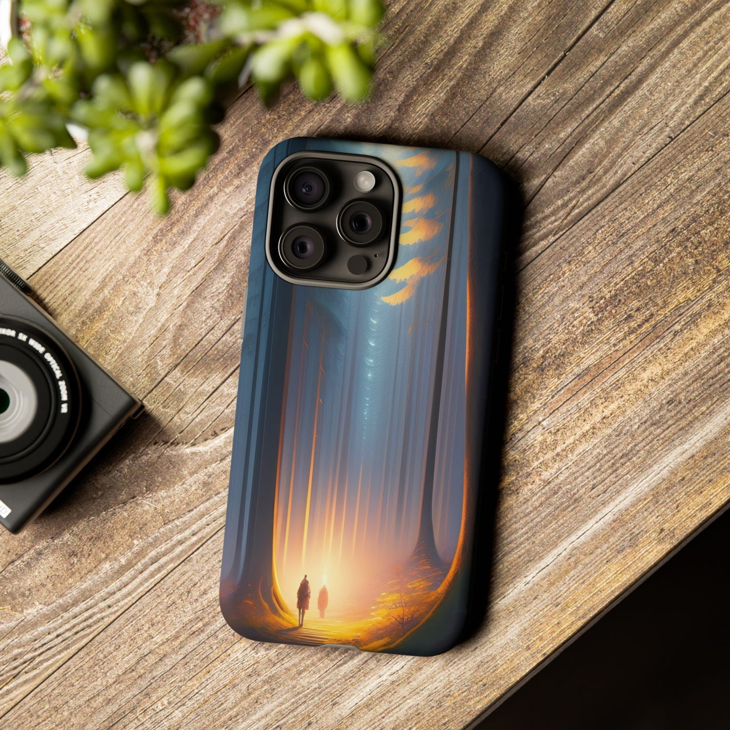 Phone Case — Mystical Forest Nightscape Protective Tough Case