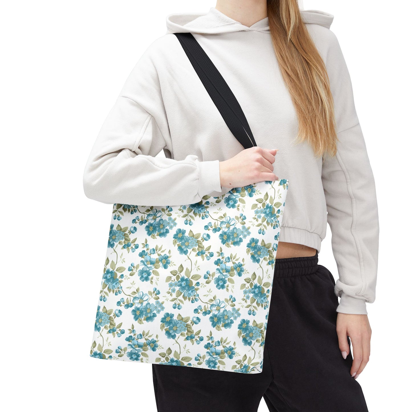 Floral Design Tote Bag | Reusable Shopping Bag, Beach Tote, Eco-Friendly Bag, Gift for Her, Travel Organizer