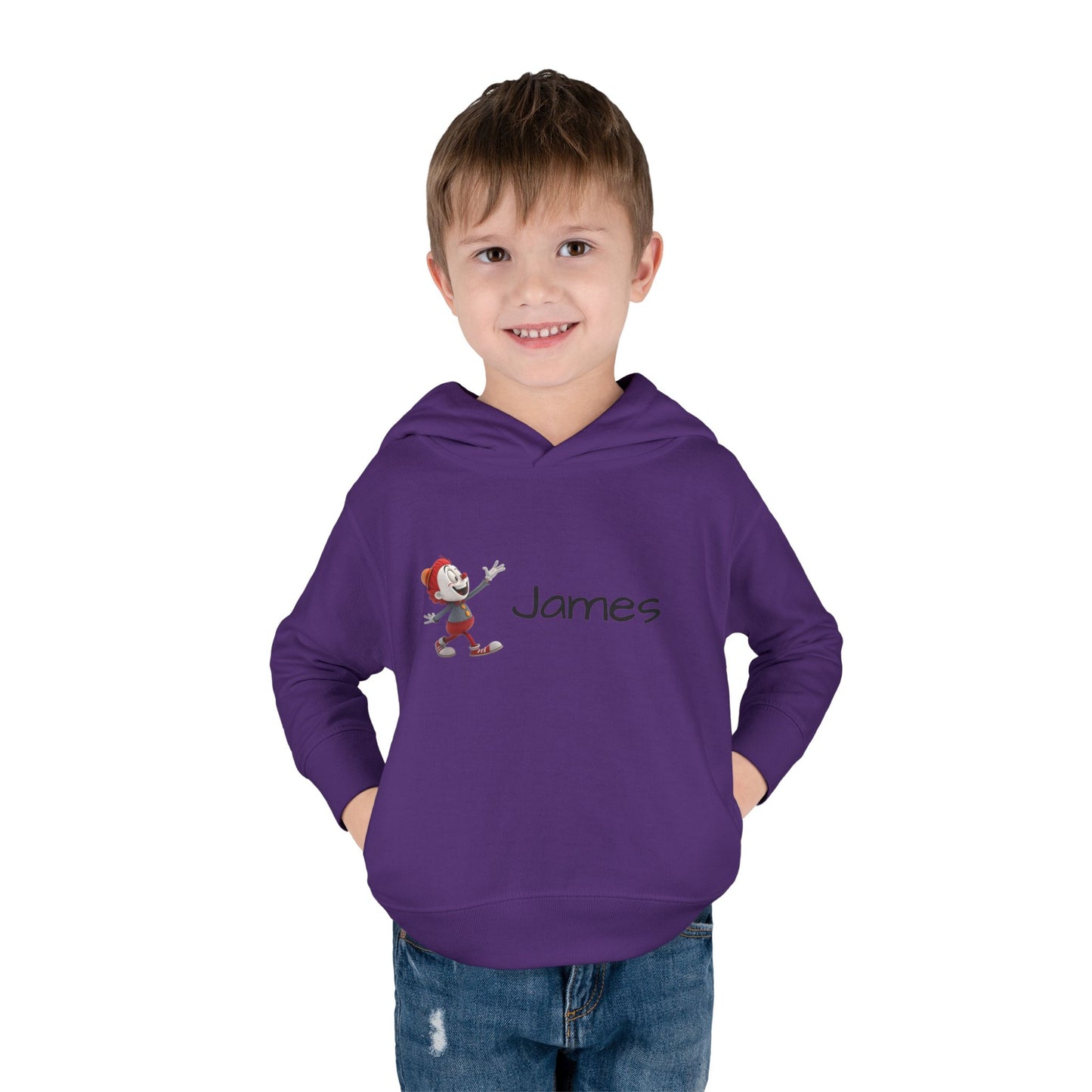 Personalized Toddler Hoodie with Customizable Name, Cozy Kids Pullover, Great for Birthdays, Playdates, Holidays, Gift Idea