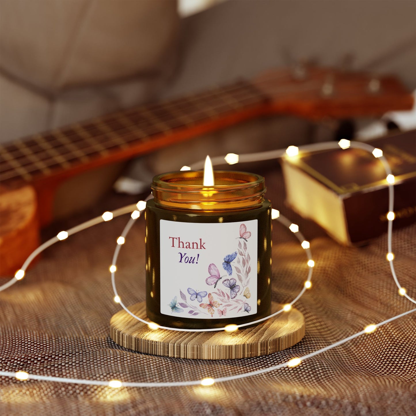 Thank You Scented Candle — Coconut Apricot Wax (4oz & 9oz)