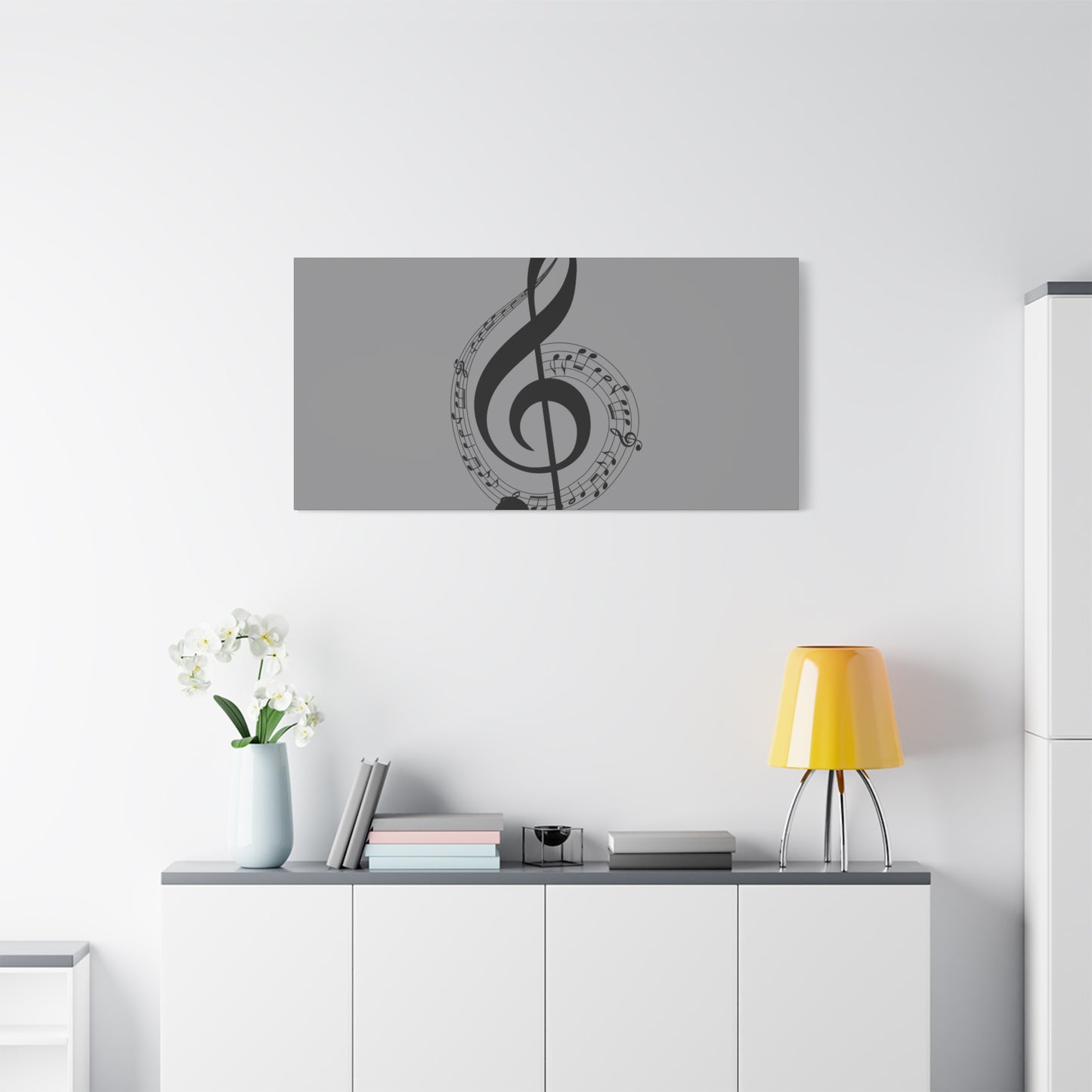 Musical Notes Canvas Print, Wall Art for Musicians, Music Lovers, Home Decor, Gift for Music Teacher, Birthday, Housewarming