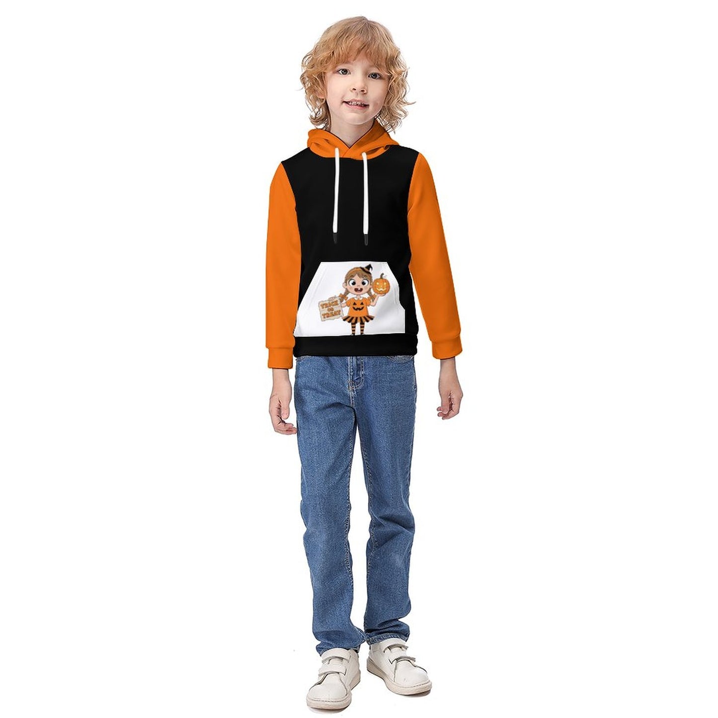 Halloween Hoodie for Kids with a Pocket