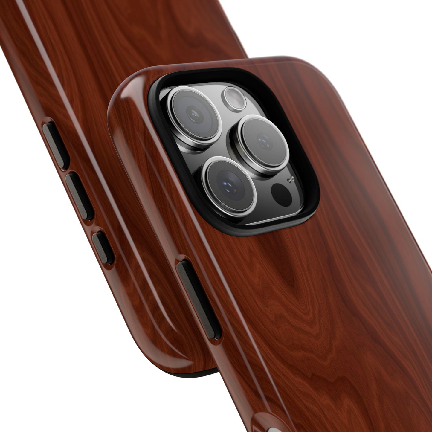 Wood Grain Phone Case, Stylish Tough Cases, Nature-Inspired Protective Cover, Unique Gifts for Him and Her, Eco-Friendly Tech Accessory