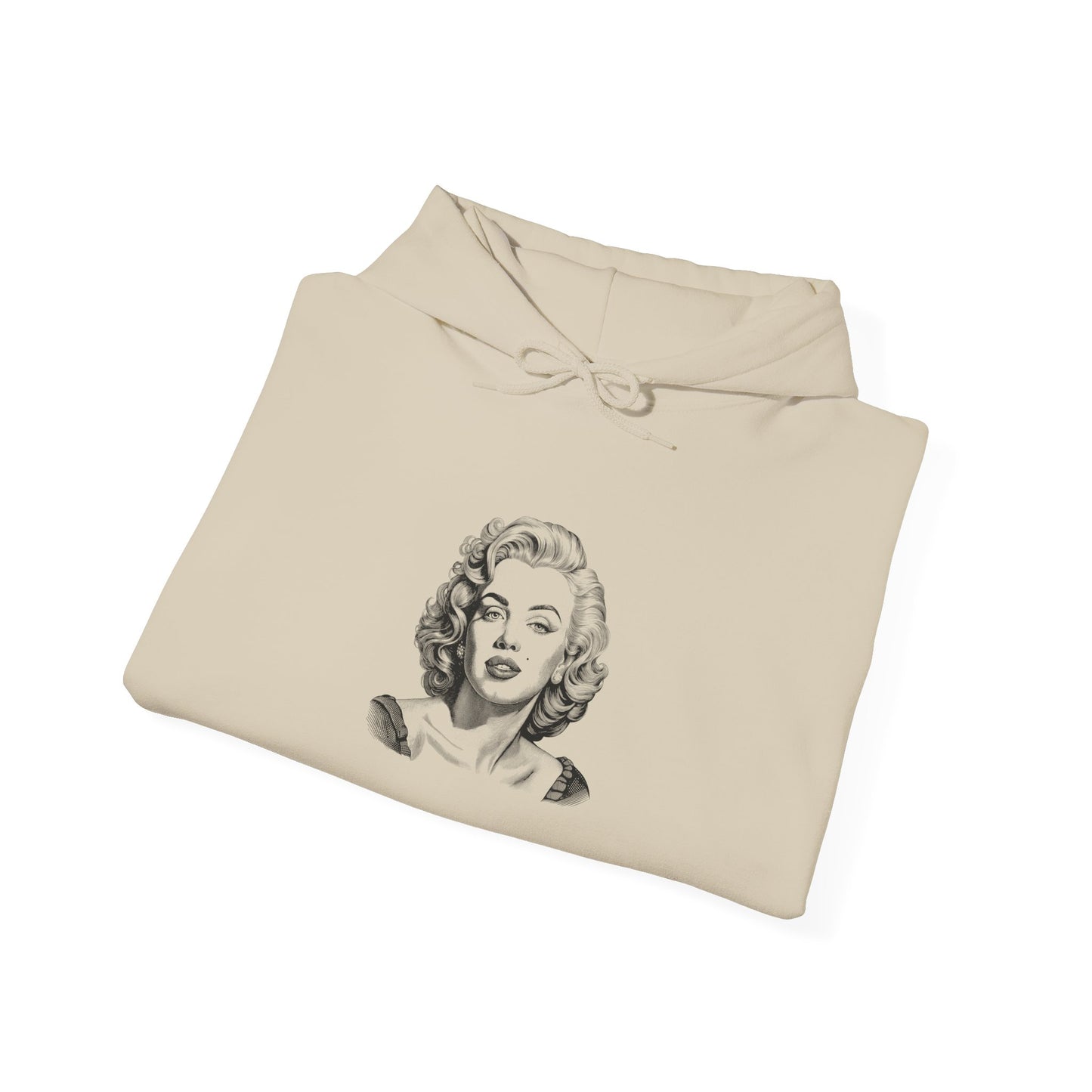 Vintage Style Marilyn Monroe Hoodie, Cozy Sweatshirt, Retro Fashion, Gift for Her, Classic Movie Apparel