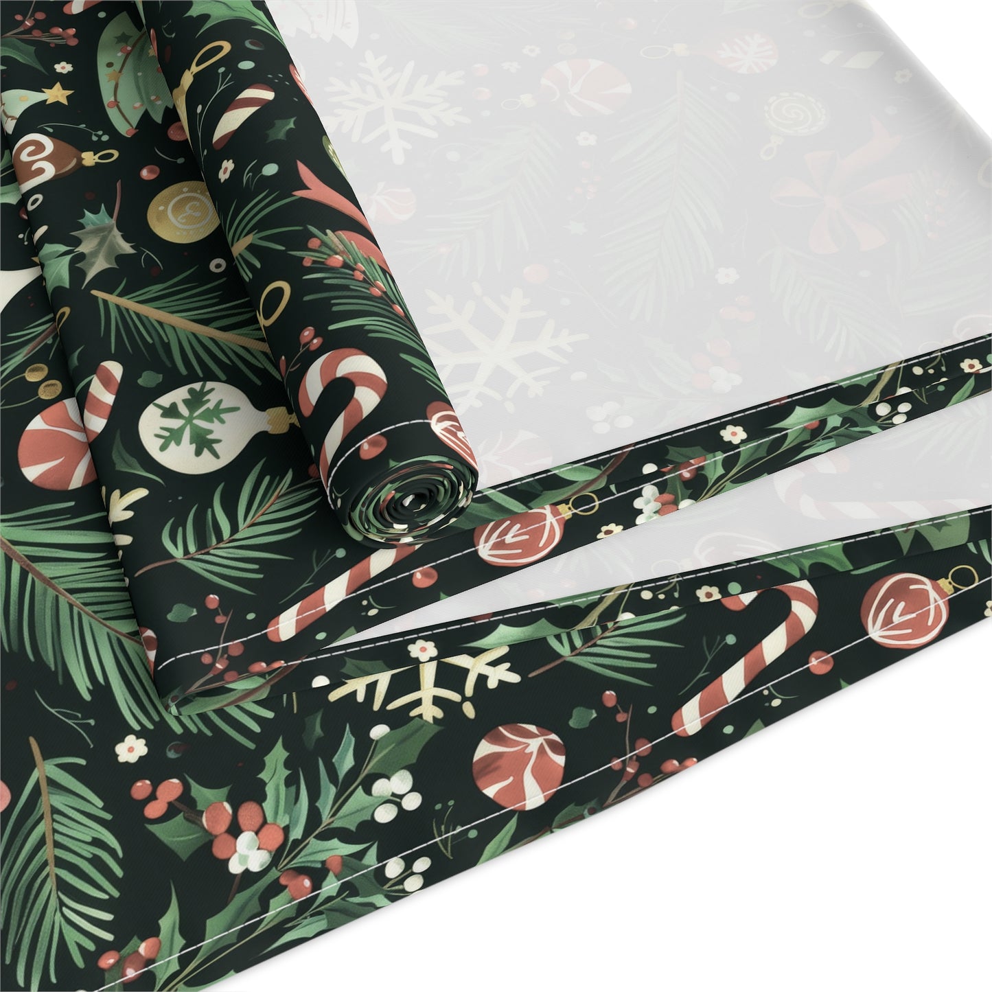 Festive Holiday Table Runner, Seasonal Decor for Parties, Christmas Tablecloth, Winter Home Accessory, Table Decoration