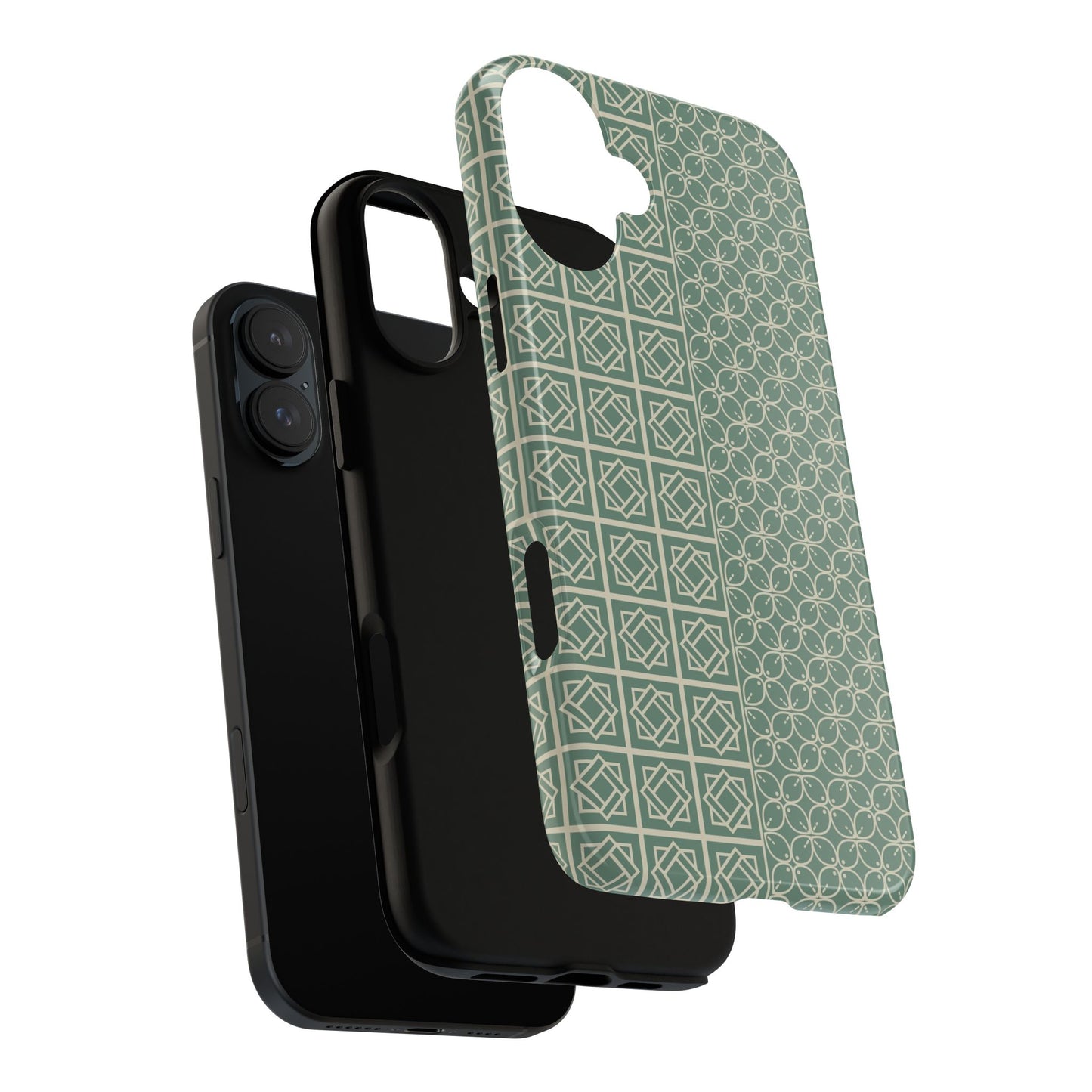 Stylish Phone Case with Geometric Patterns, Tough Cases, Durable Cell Phone Cover, Trendy Smartphone Accessory, Functional Gift Idea