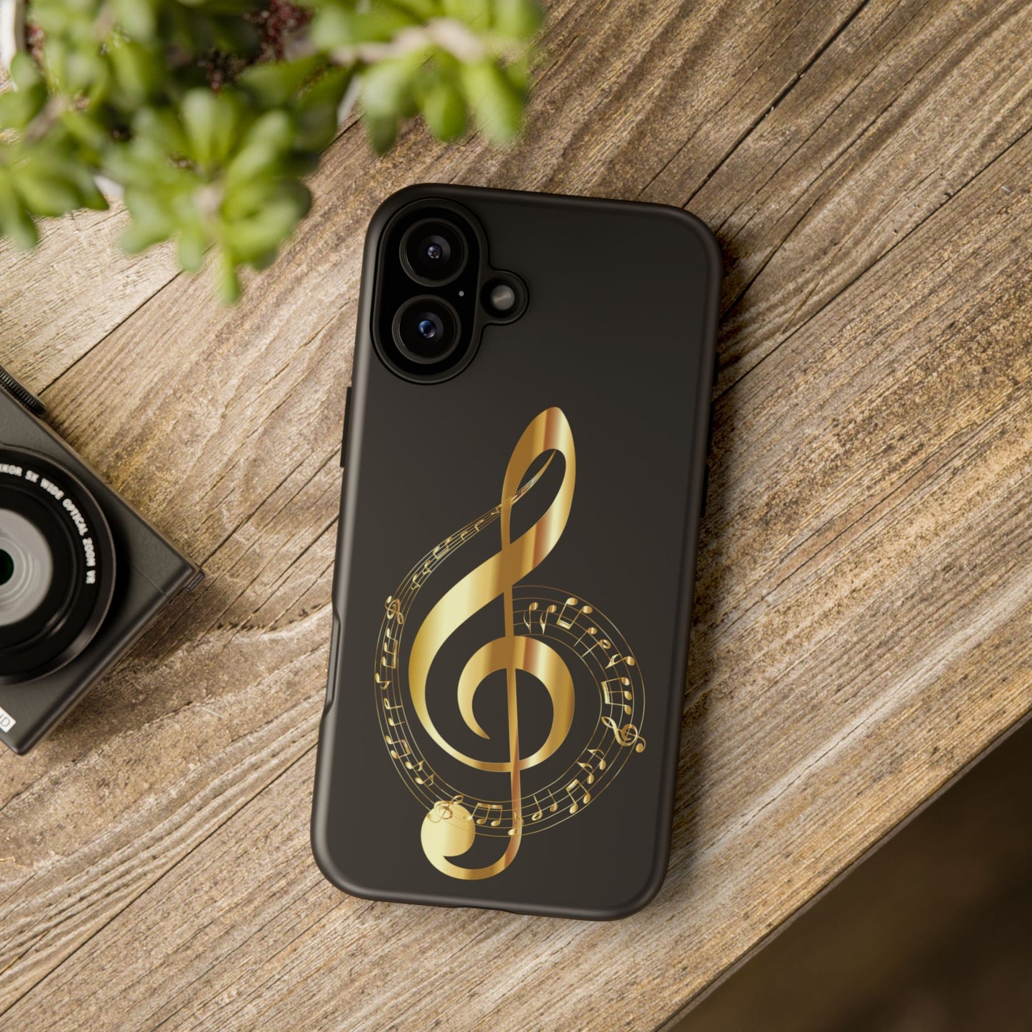 Tough Cases black gold musical Note