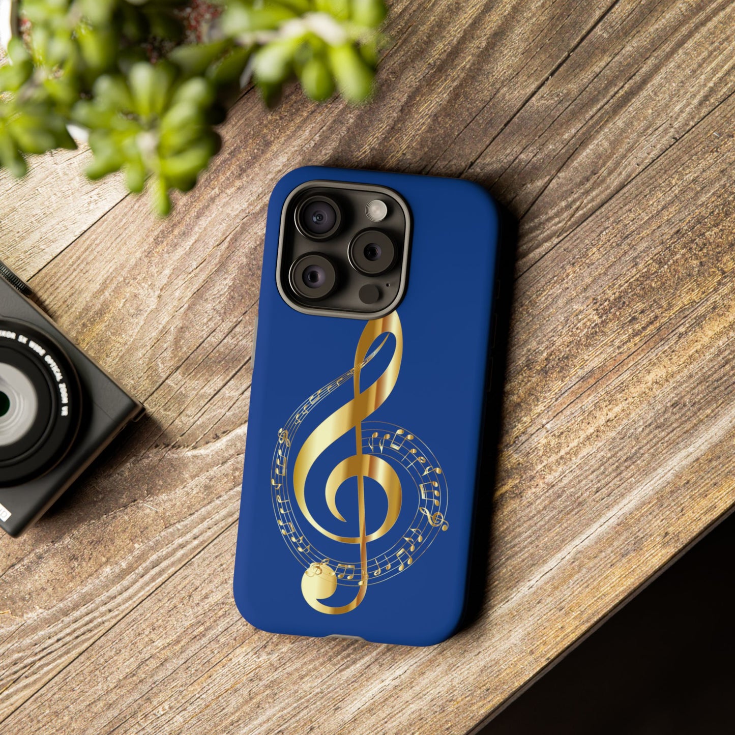 Tough Cases Blue and Gold Musical Note