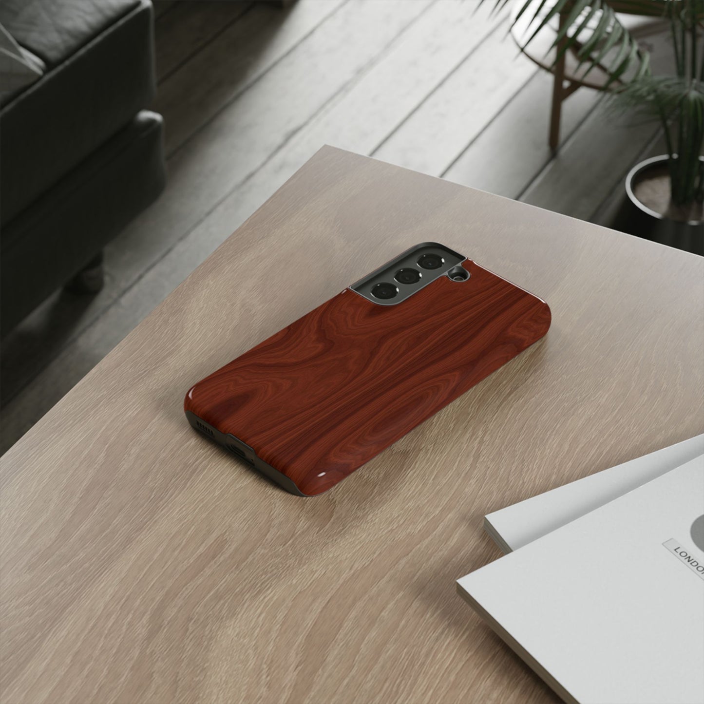 Wood Grain Phone Case, Natural Look, Tough Cases, Durable Protection, Unique Gift for Him or Her, Stylish Accessory