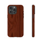Wood Grain Phone Case, Stylish Tough Cases, Nature-Inspired Protective Cover, Unique Gifts for Him and Her, Eco-Friendly Tech Accessory
