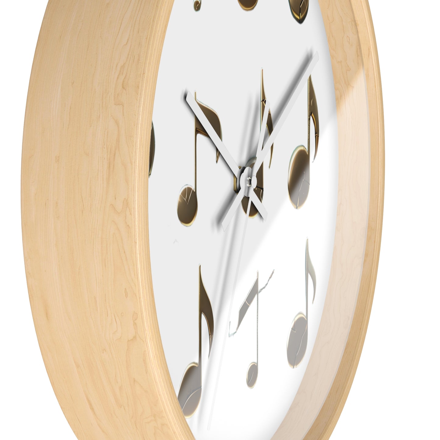 Musical Notes Wall Clock - Perfect for Musicians, Music Lovers
