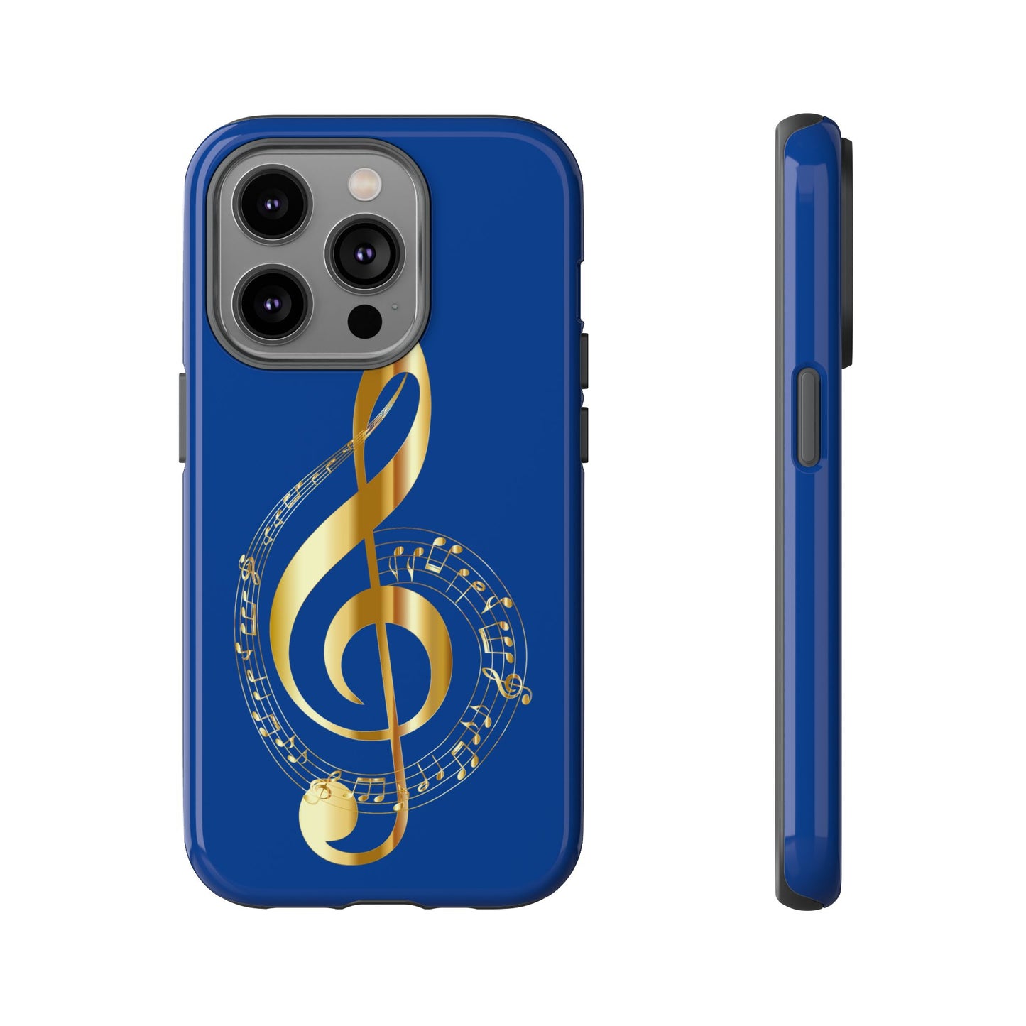 Tough Cases Blue and Gold Musical Note