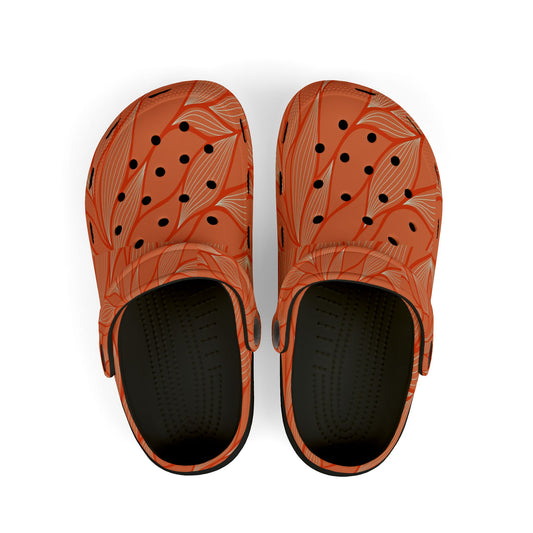 Bright Tropical Kid's EVA Foam Clogs, Fun Garden Shoes, Summer Footwear, Playtime Sandals, Perfect for Kids' Outdoor Adventures
