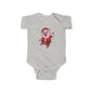 Santa Pig Infant Bodysuit, Cute Baby Christmas Outfit, Holiday Bodysuit, Baby Shower Gift, Festive Baby Clothes