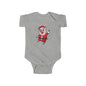 Santa Pig Infant Bodysuit, Cute Baby Christmas Outfit, Holiday Bodysuit, Baby Shower Gift, Festive Baby Clothes