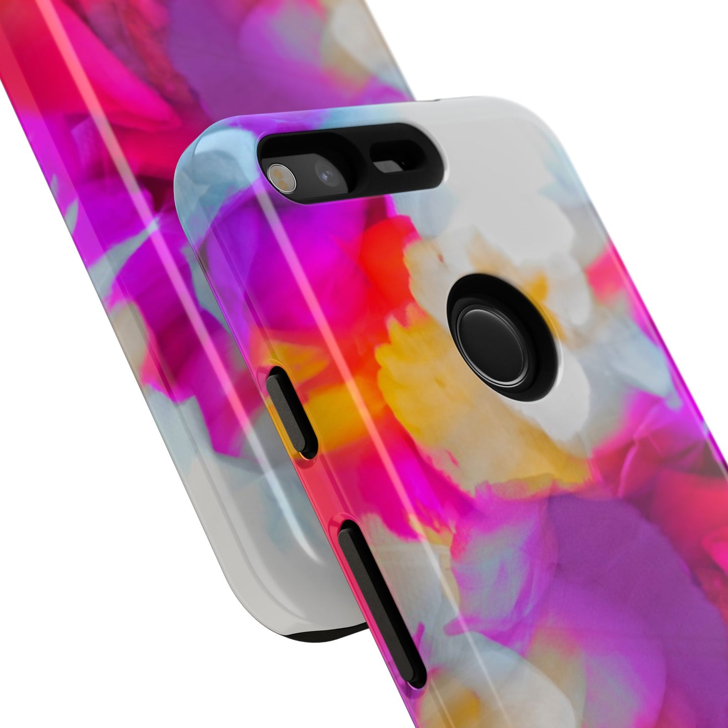 Floral Phone Case: Stylish Art for Your Device, Tough Cases, Gift for Her, Flower Print, Trendy Accessories, Phone Protection