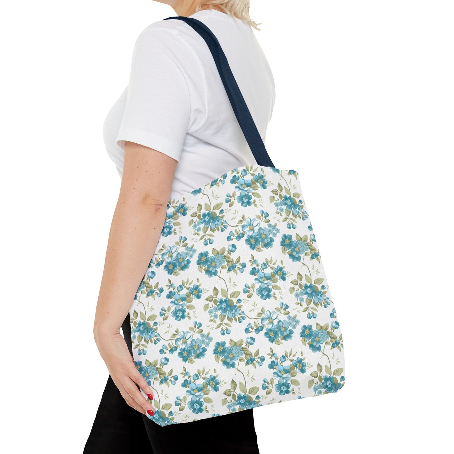 Floral Design Tote Bag | Reusable Shopping Bag, Beach Tote, Eco-Friendly Bag, Gift for Her, Travel Organizer