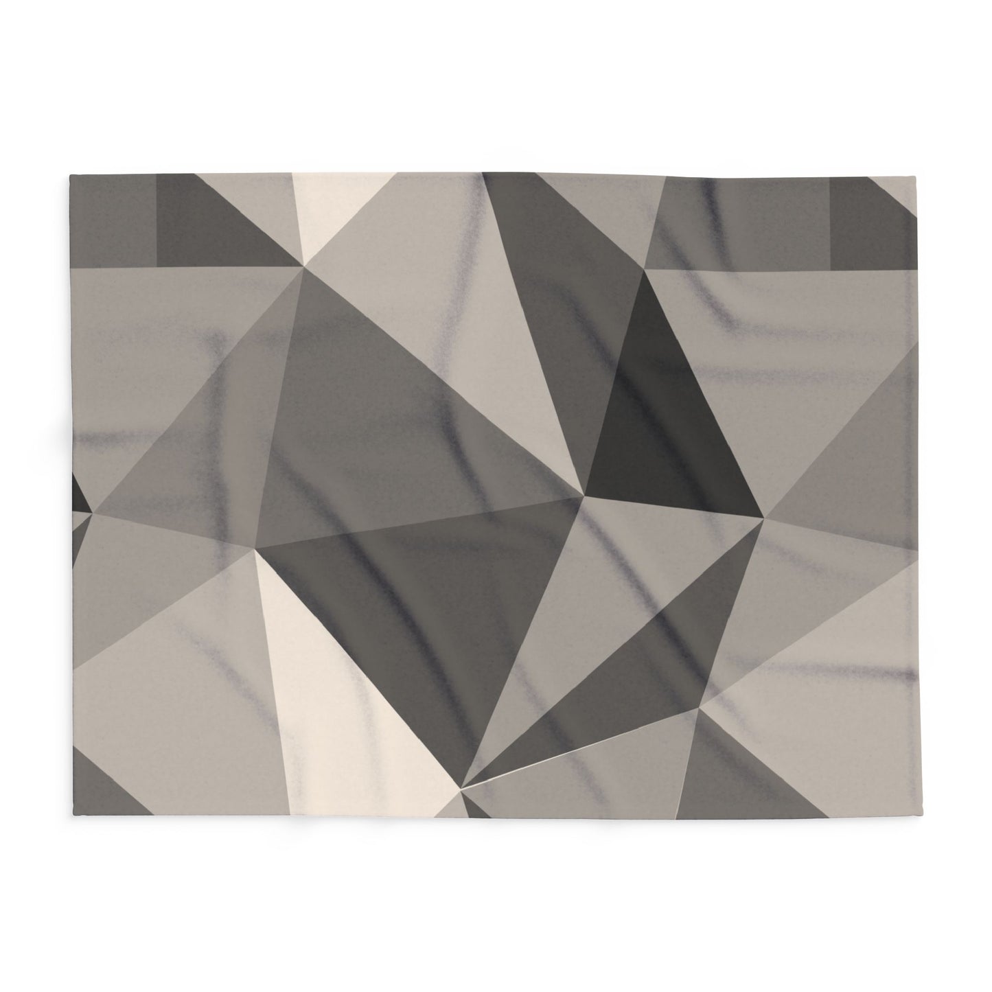 Modern Geometric Arctic Fleece Blanket, Cozy Throw Blanket, Home Decor, Gifts for Her, Minimalist Blanket, Warm Sofa Accessory