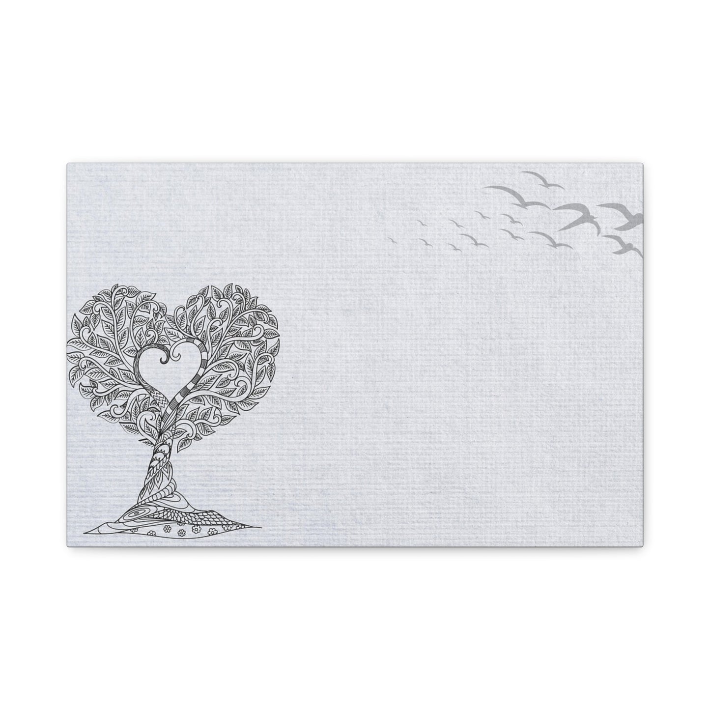 Matte Canvas, Stretched, 1.25" - Heart Tree
