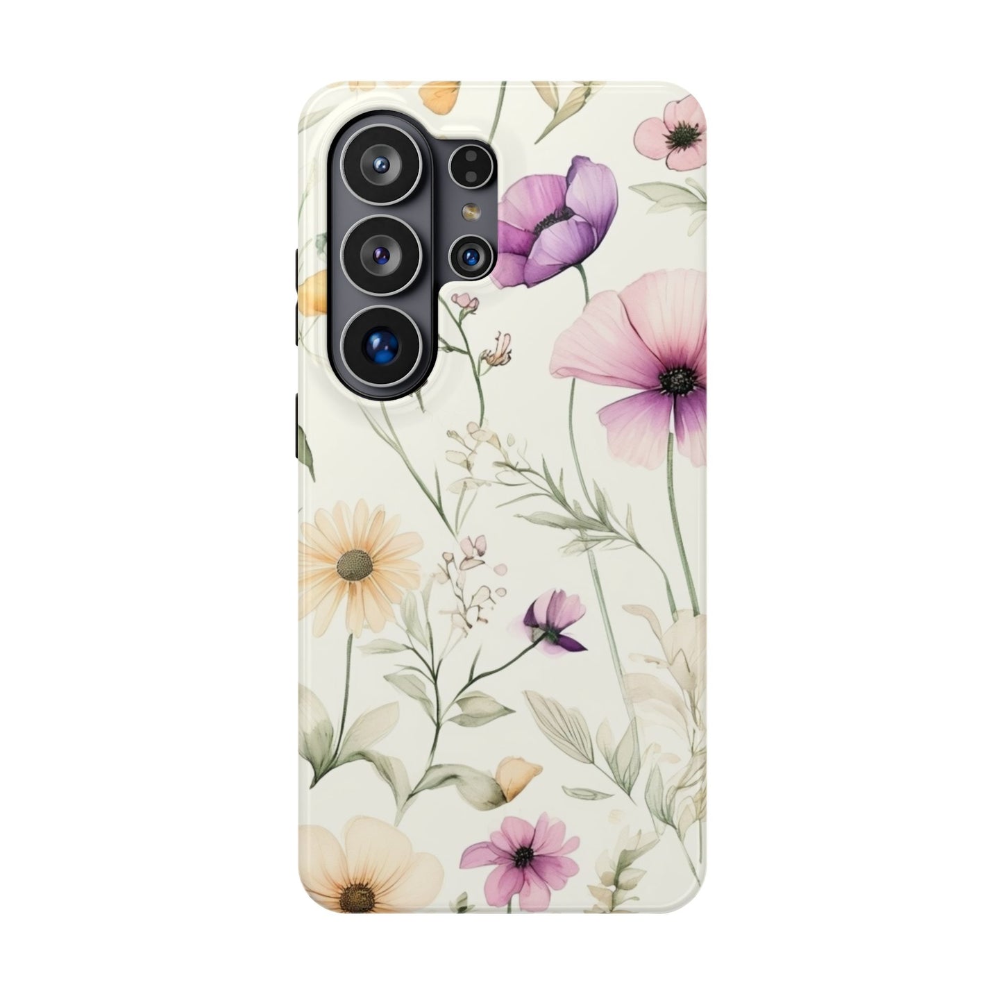 Floral Watercolor Magnetic Impact-Resistant Phone Case
