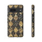 Elegant Gold & Black Phone Case for Tough Protection