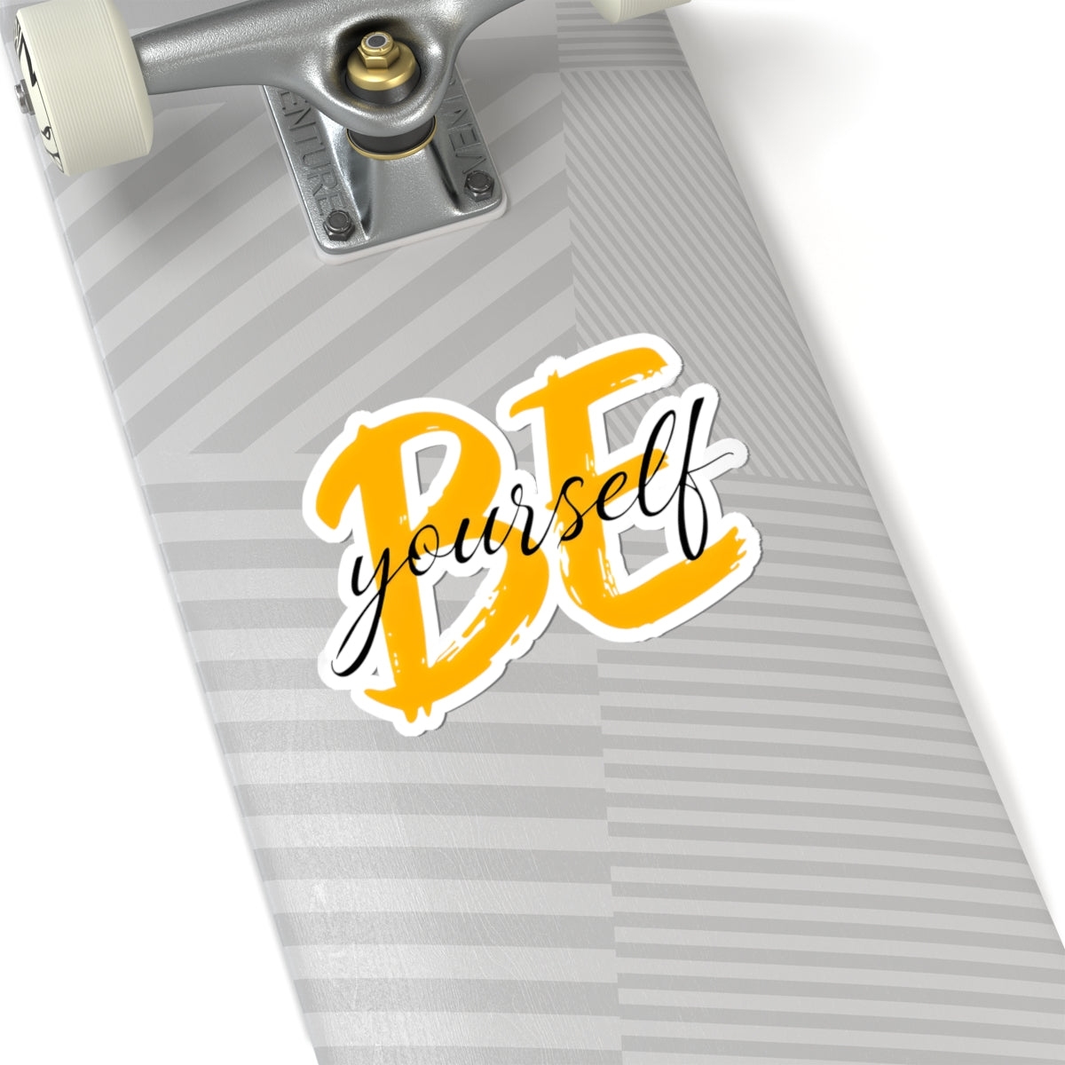 Be Yourself Sticker — Inspirational Kiss-Cut Vinyl Decal for Laptops, Water Bottles & Journals