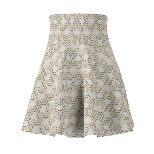 Chic Women's Skater Skirt - Trendy AOP Design, Stylish Summer Wear, Casual Outfit, Fashionable Gift, Unique Beachwear