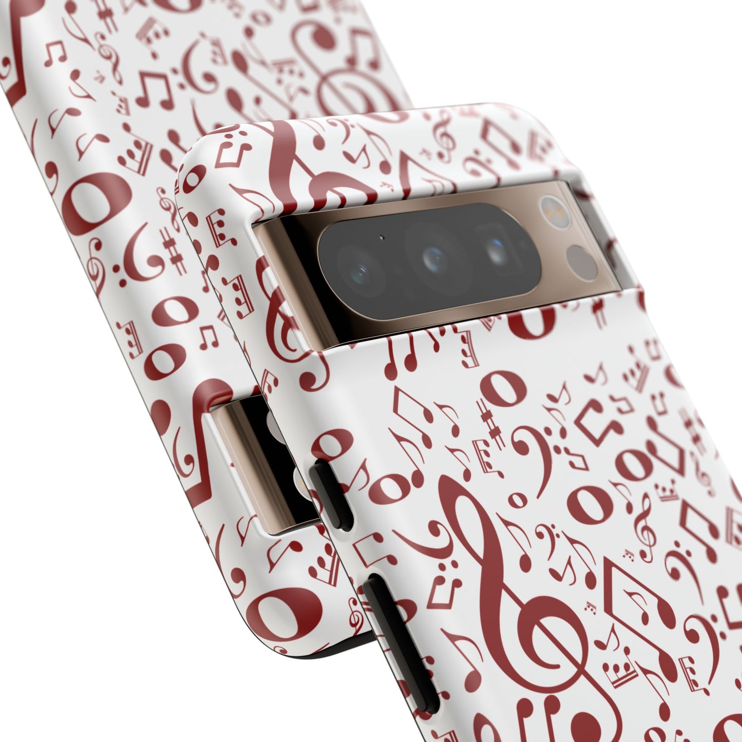 Musical Note Phone Case, Tough iPhone Cover, Gift for Musicians, Customizable, Music Lover's Accessory, Durable Phone Protection