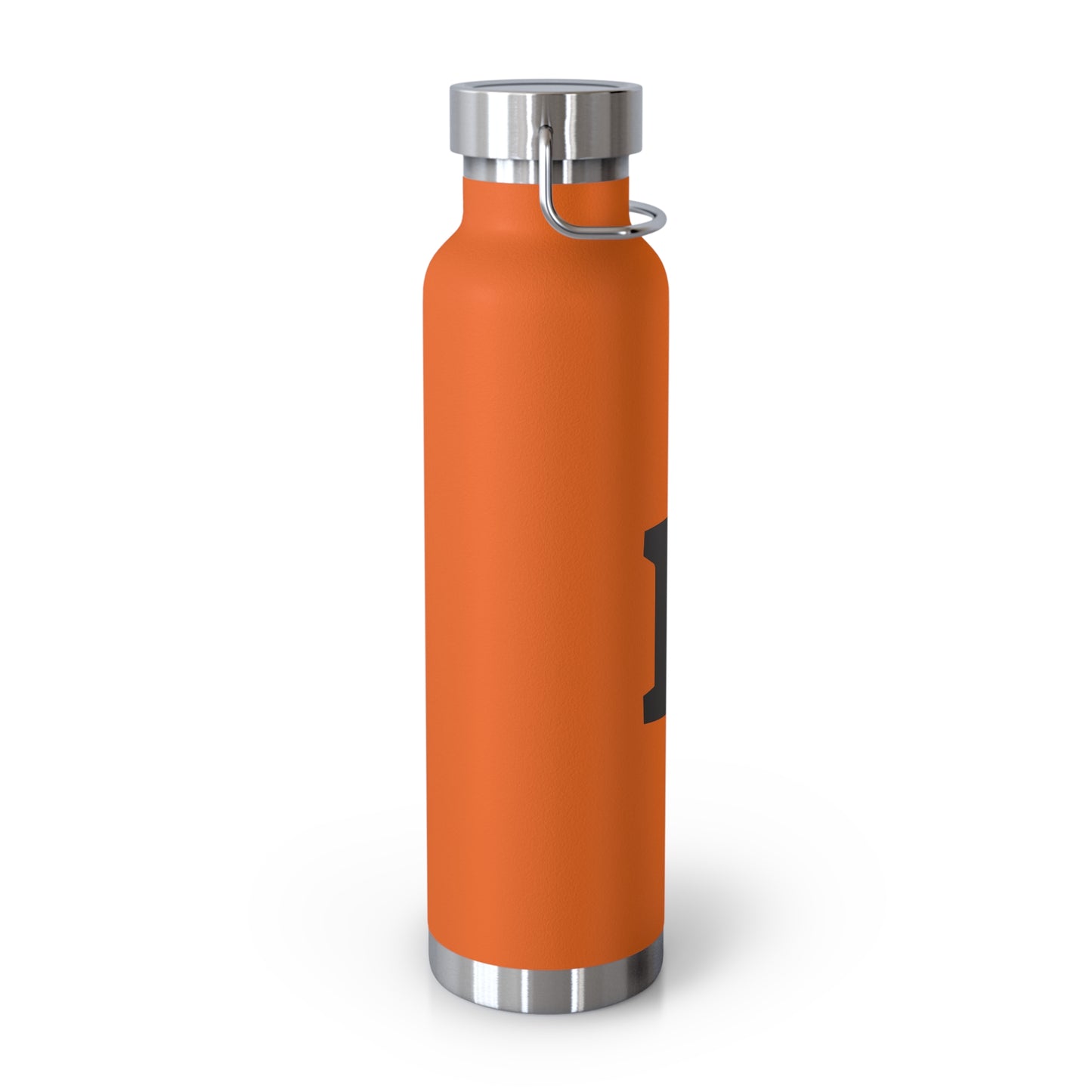 Personalized Copper Insulated Water Bottle, 22oz - "B" Custom Monogram, Travel Mug, Fitness Bottle, Hydration Gift, Eco-Friendly