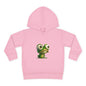 Whimsical Toddler Frog Pullover Hoodie, Cute Kids Fleece Sweater, Playful Toddler Clothing, Children's Gift, Animal Lover Apparel