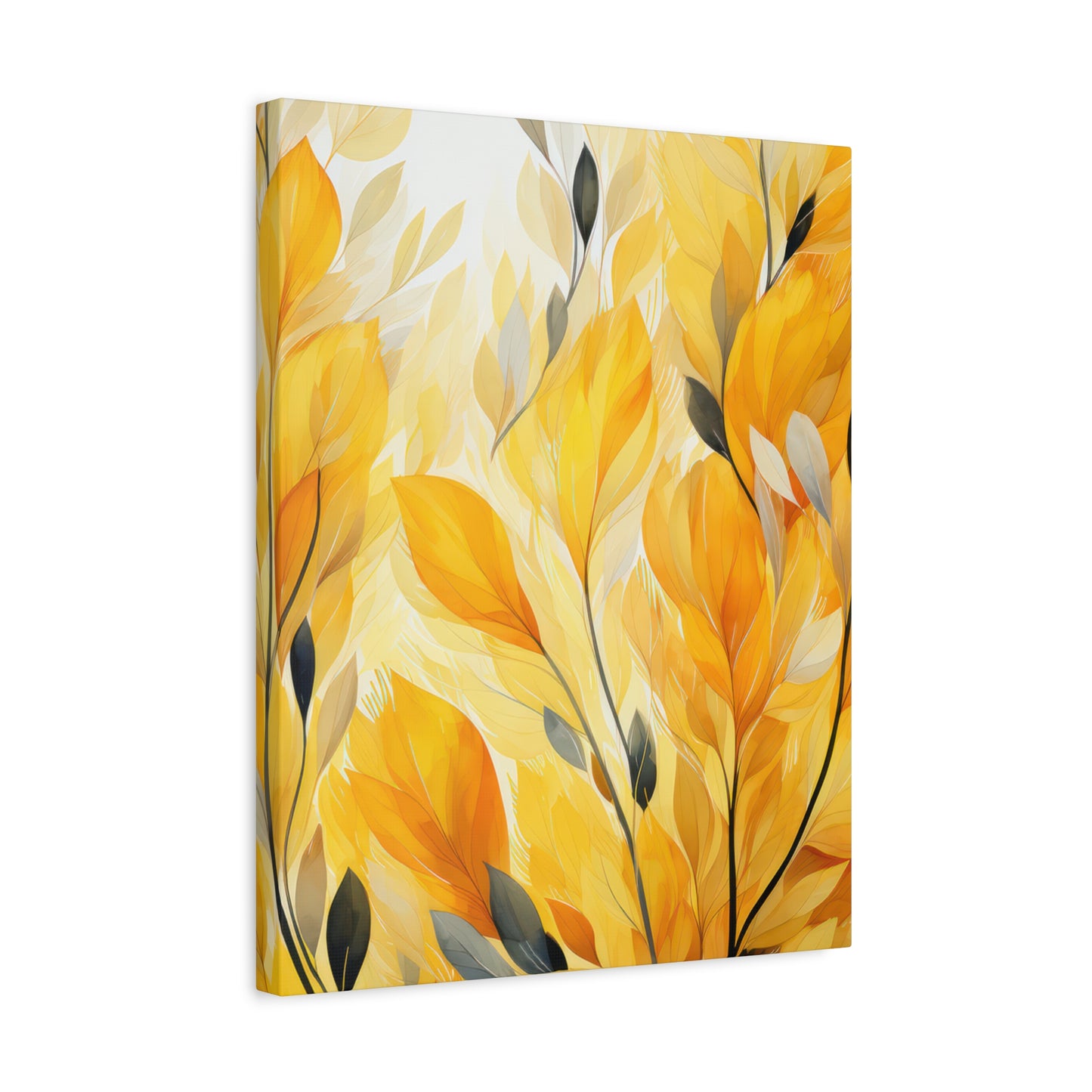 Gorgeous Yellow Matte Canvas Art Print, Stretched, 1.25"