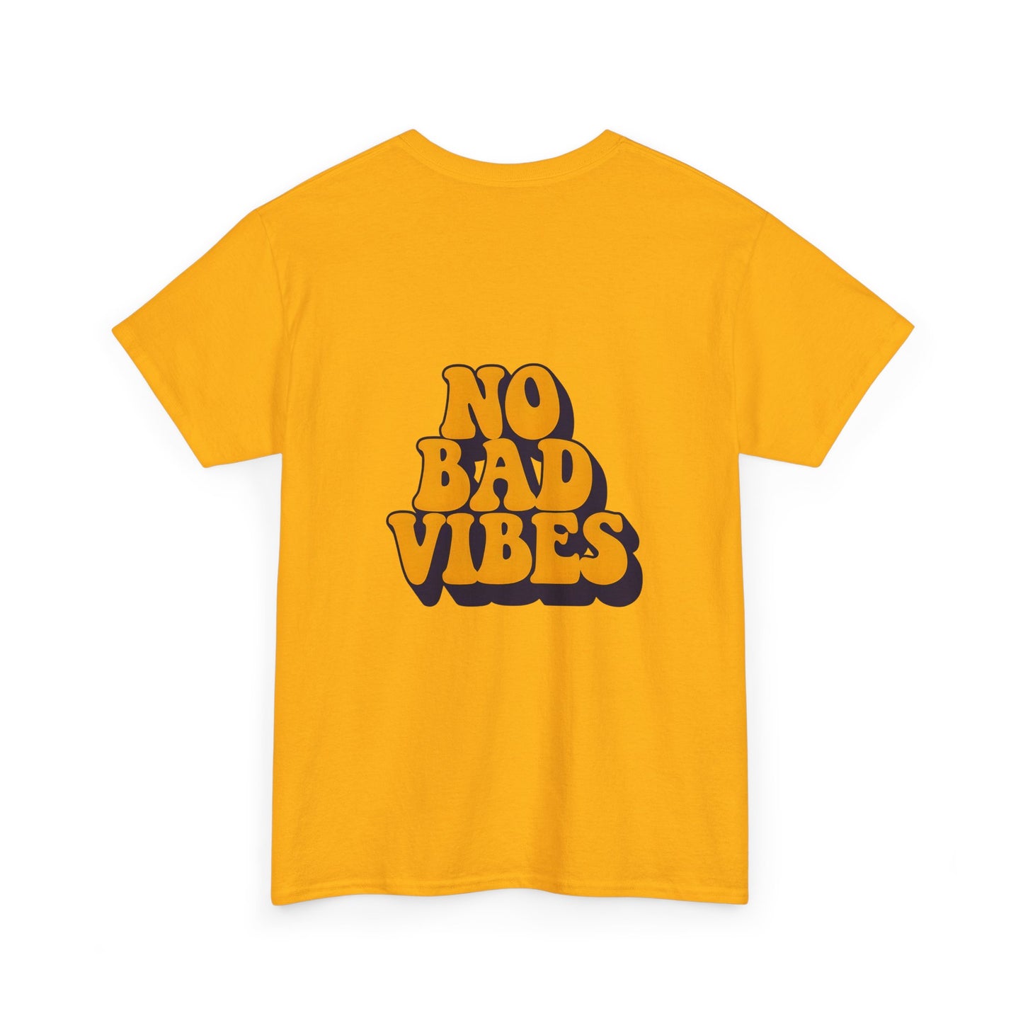 Good Vibes Only Unisex Heavy Cotton Tee, Casual Tee, Positive Message Shirt, Summer Fashion, Gift for Friends, Outdoor Wear