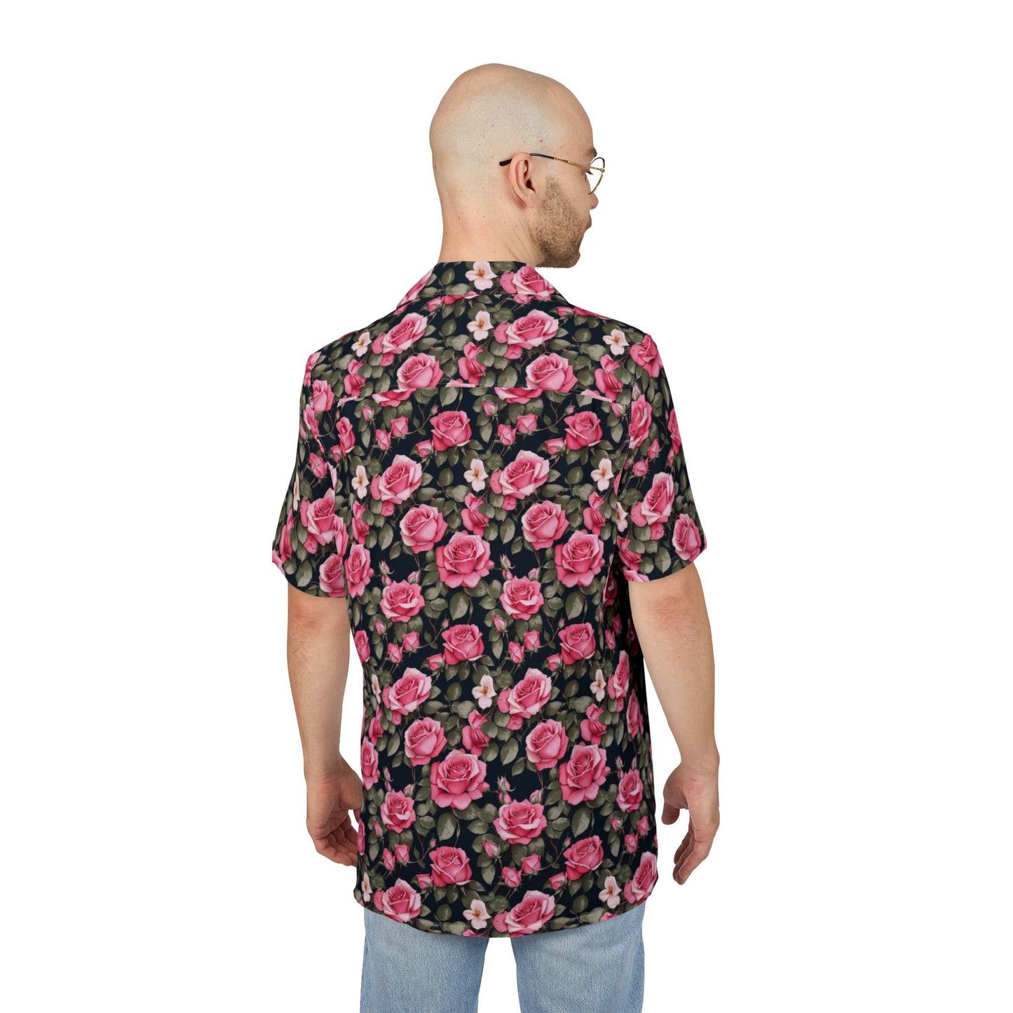 Floral Hawaiian Shirt - Tropical Summer Vibes, Beach Wear, Vacation Outfits, Casual Button-Down, Floral Print Shirt
