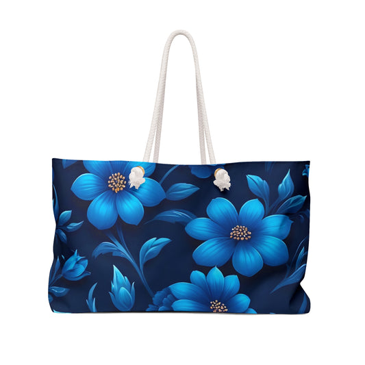 Floral Weekender Bag | Stylish Travel Tote for Women | Perfect for Beach, Gym, or Weekend Getaways | Floral Design