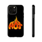 Stylish Phone Case, Hot Flames Design, Gift for Teens, Trendy Accessory, Protective Cover, Unique Phone Case