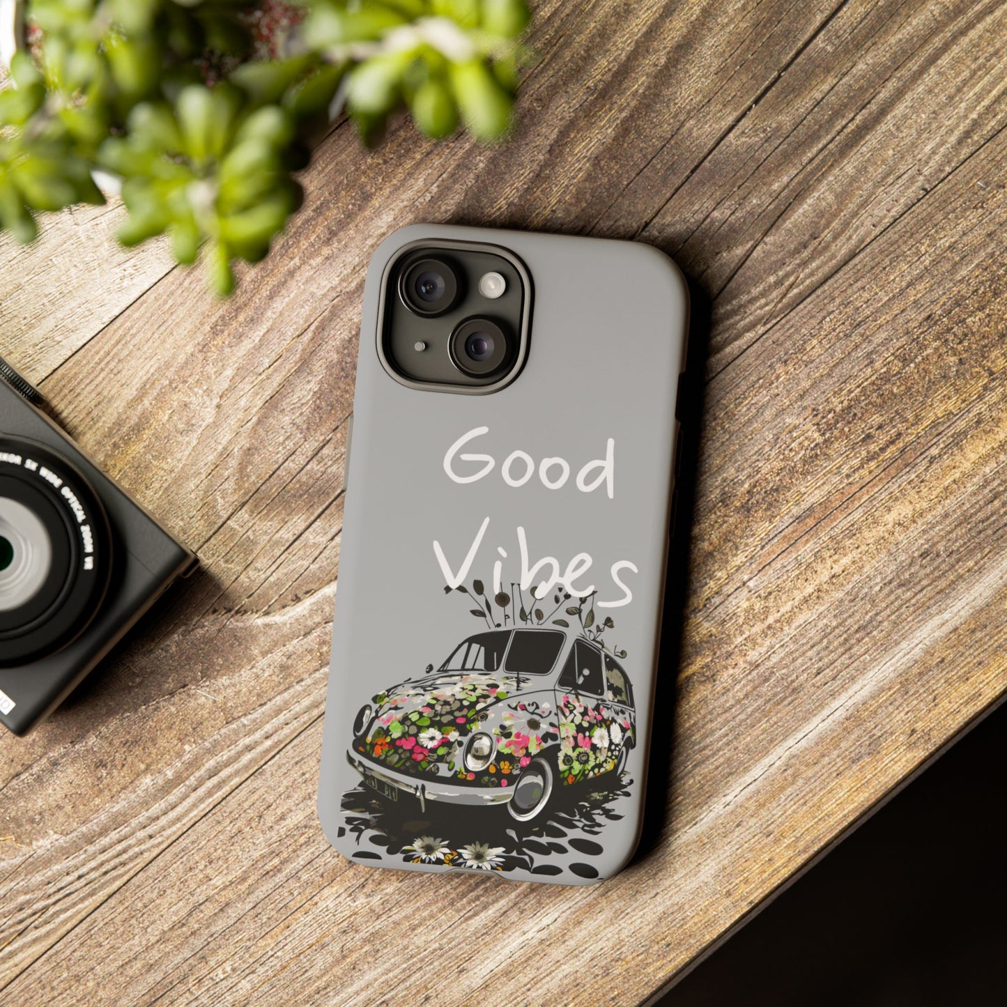Floral Phone Case | Good Vibes, Phone Accessories, Gift for Her, Trendy Tech, Summer Vibes, Birthday Gift
