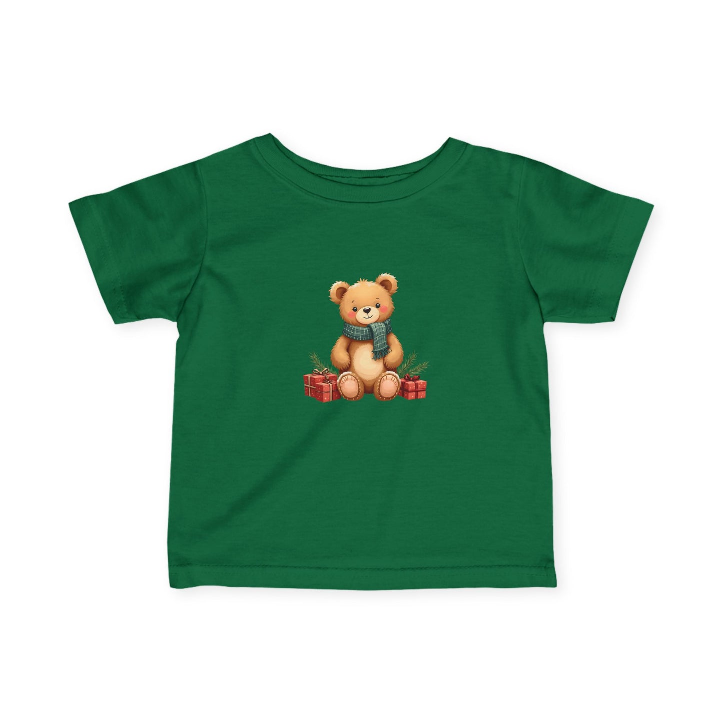 Infant Tee — Cute Teddy Bear with Presents Baby Shirt