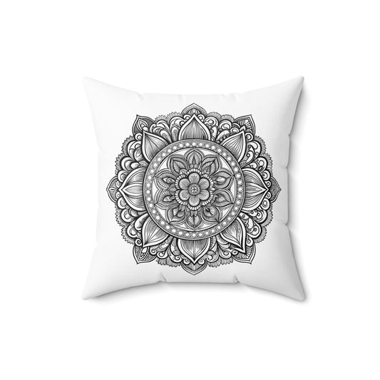 Boho Mandala Pillow