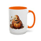 Whimsical Halloween Coffee Mug | Pumpkin-Inspired Drinkware, Cute Fall Decor, Gift for Pumpkin Lovers, Cozy Autumn Vibe