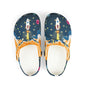 Rocket Adventure Kid's EVA Foam Clogs, Fun Kids Slip-On Shoes, Colorful Summer Footwear, Space-Themed Clogs for Playtime