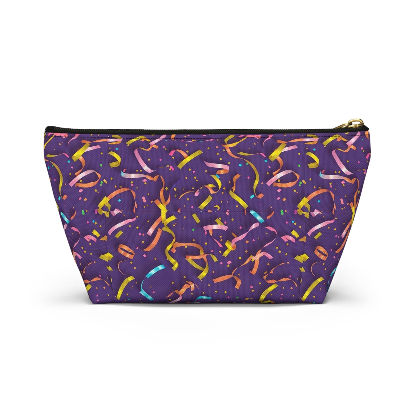 Celebrate in Style: Colorful Confetti Accessory Pouch, Party Gift, Makeup Bag, Organizing Pouch, Fun Travel Case, Multipurpose Zipper Pouch