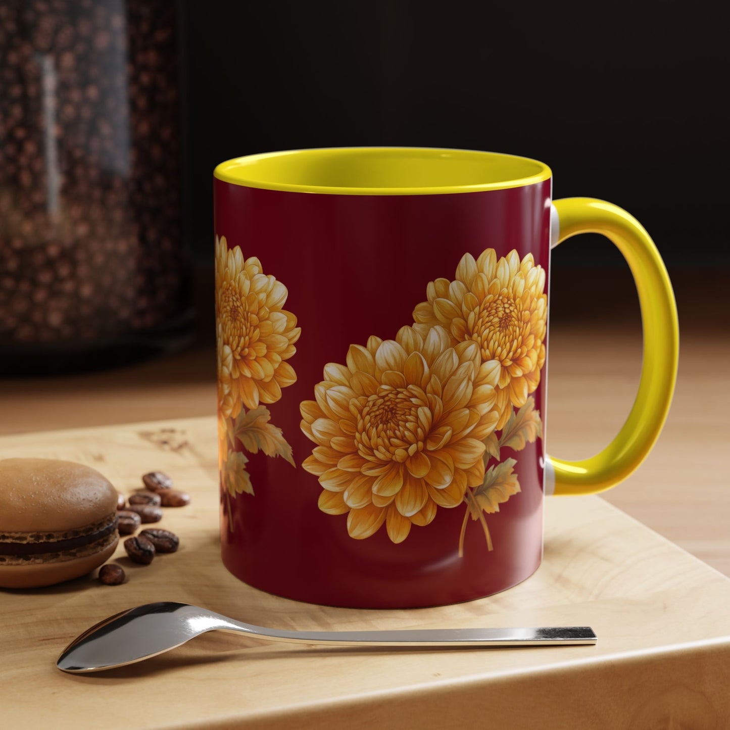 Beautiful Floral Accent Coffee Mug | Perfect Gift for Flower Lovers, Home Decor, Cozy Vibes, Mother’s Day, and Birthdays