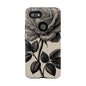 Black Rose Phone Case, Tough Cases with Floral Design, Elegant Tech Accessory, Gift for Flower Lovers, Stylish Protection