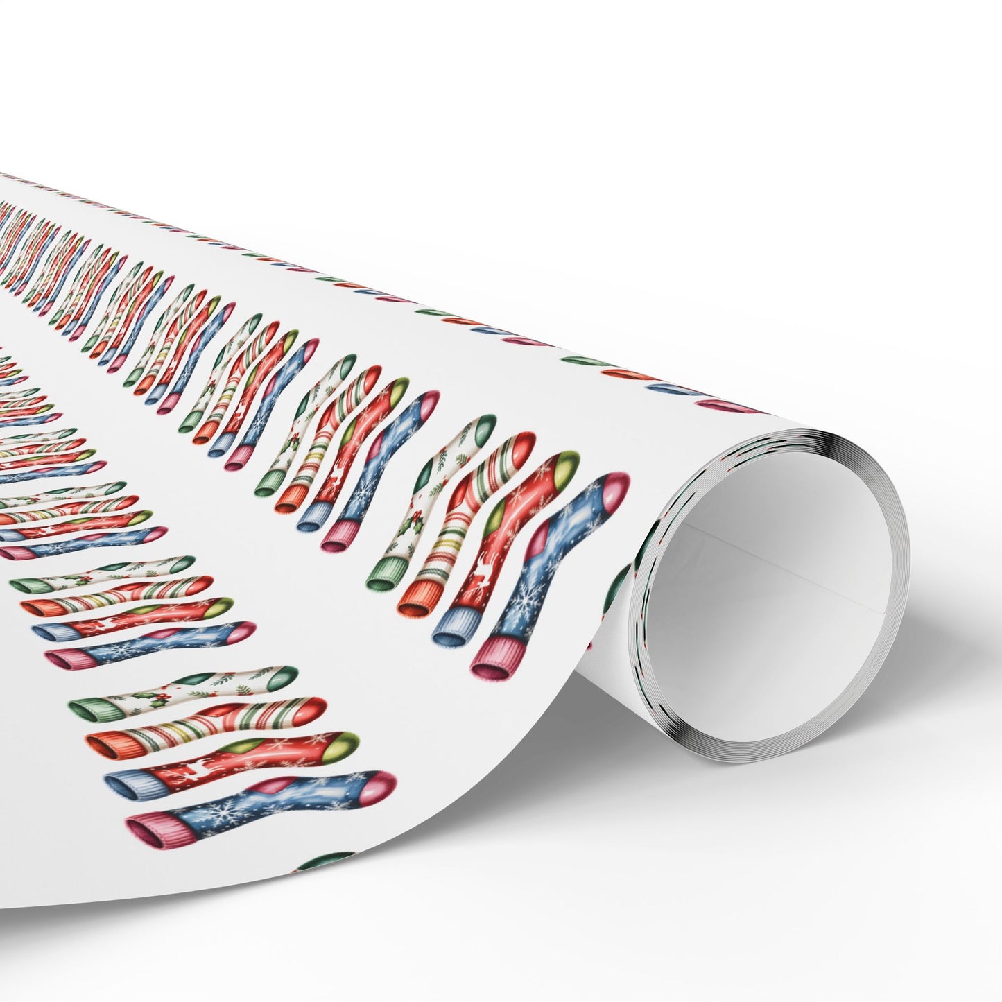 Holiday Candy Cane Pattern Wrapping Paper Roll — Festive Gift Wrap for Christmas & Seasonal Gifts