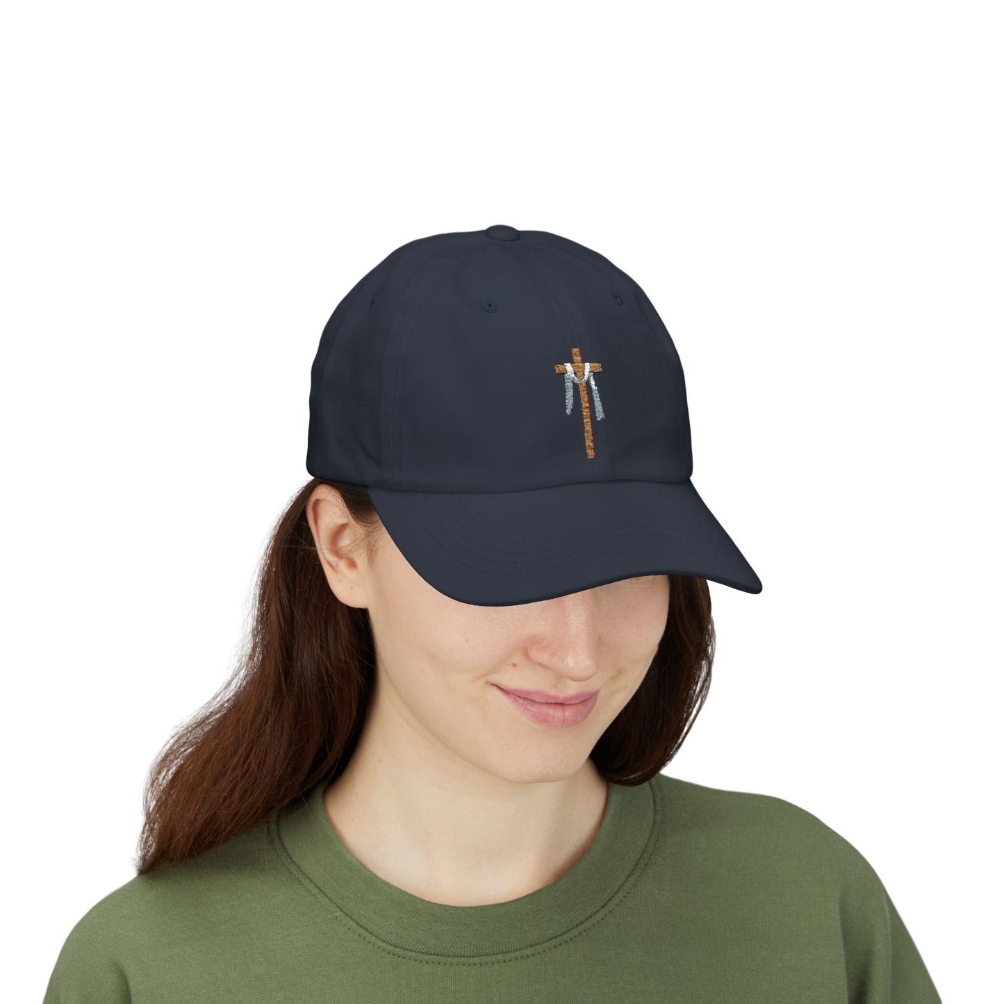 White Embroidered Classic Dad Cap - Casual Vintage Style, Perfect Gift for Father's Day, Summer Outings, Everyday Wear, Trendy Accessory