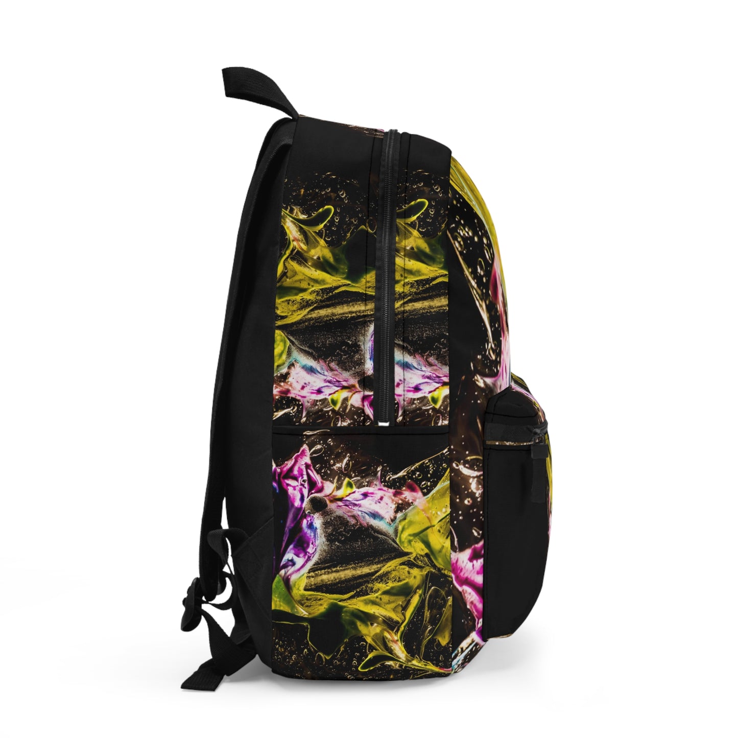 Vibrant Abstract Art Backpack - Colorful Fashion Backpack